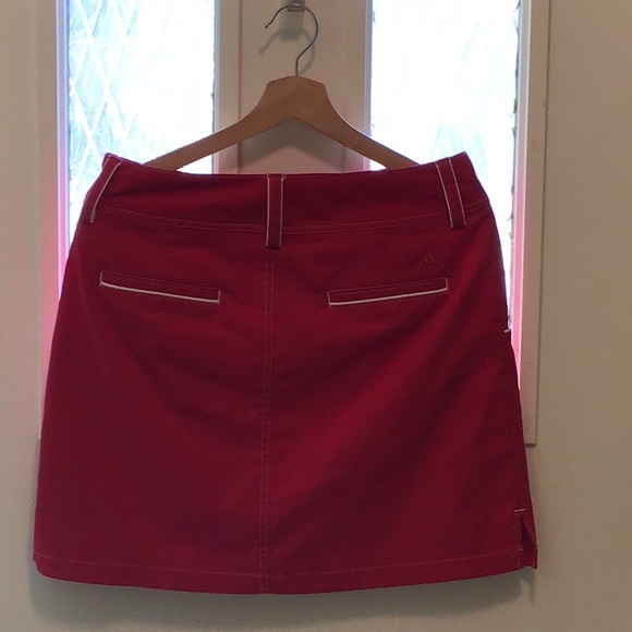 Adidas ClimaCool Red Skirt Size 6 - Picture 2 of 8